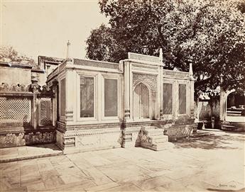 SAMUEL BOURNE (1834-1912) A group of 17 photographs depicting historical landmarks in Delhi. 1860s.